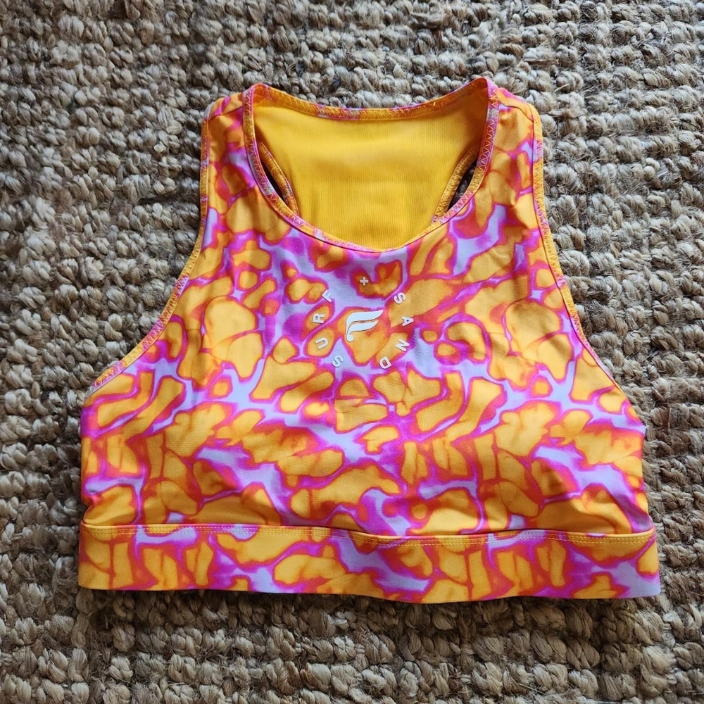 Fabletics sports bra bright vibrant XL